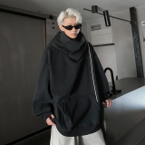 现货1014-WY796-P88-美式重磅高领卫衣男加绒加厚，男装卫衣，星座1014