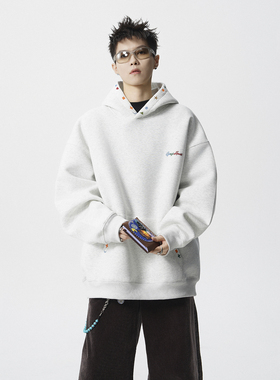 1014-WY05-p68-2026春季oversize美式刺绣连帽卫衣女男