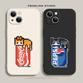 可乐猫咪iPhone17苹果16promax华为mate70pura80小米15新款 nova14适用opporeno13荣耀90软一加ace5情侣手机壳