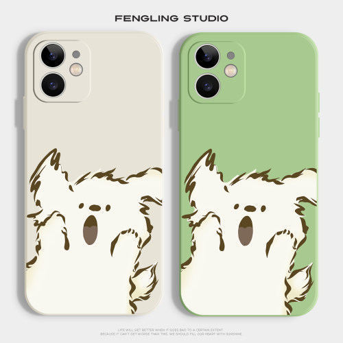 凌乱小狗趣味iPhone17promax苹果16plus小米15pro可爱iqoo15适用opporeno13一加荣耀500华为pura70情侣手机壳