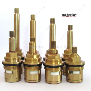 铜瓷芯6分大G3/4牙 暗装龙头淋浴花洒配件冷热混水阀芯