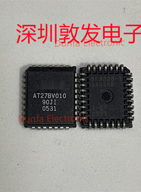 AT27BV010-90JI 全新原装 现货 芯片集成库存 可以直拍 PLCC封装