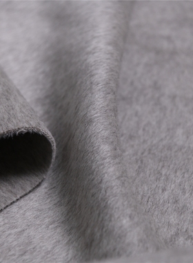 意大利原单MA*X品牌客供 桑蚕丝彩绒工艺双面牦牛绒800克150宽