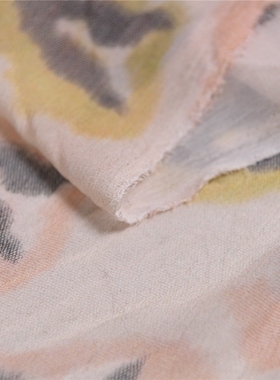 MQ中国设计师品牌原单尾货 真丝鬼绉顺纡乔其纱11姆100丝130宽