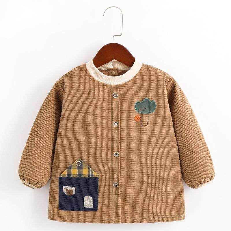 儿童罩衣男童秋冬卡通小树婴儿防水防脏吃饭衣宝宝长袖围兜反穿衣,童装/婴儿装/亲子装,反穿衣/罩衣,淘宝优惠券,粉丝福利购,淘宝优惠卷