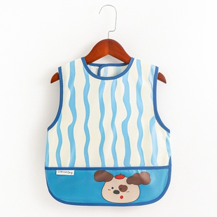 宝宝罩衣男童女孩防水防脏反穿护衣春夏秋季儿童婴儿吃饭围兜围裙