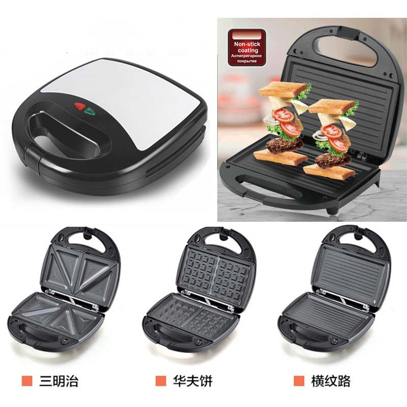 3 in1 Sandwich Maker Waffle Cake Toaster三明治华夫饼机早餐机 厨房电器 吐司机 原图主图