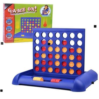 mwt kid connect four bingo chess board game intellectual toy