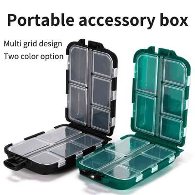 10 Compartments Fishing Lure Boxes Mini Storage Case Fishing