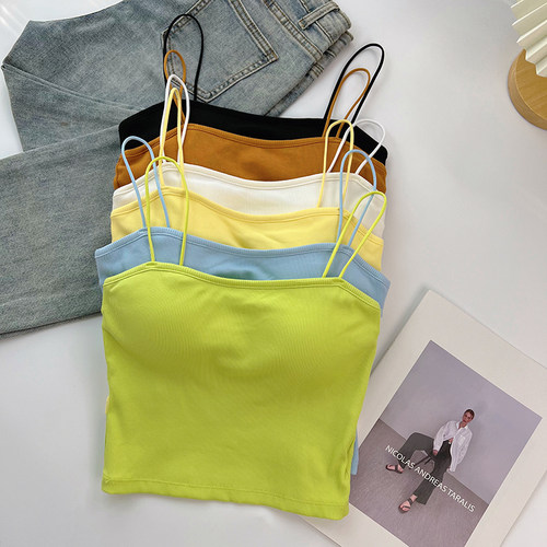 内搭打底辣妹细带美背吊带背心