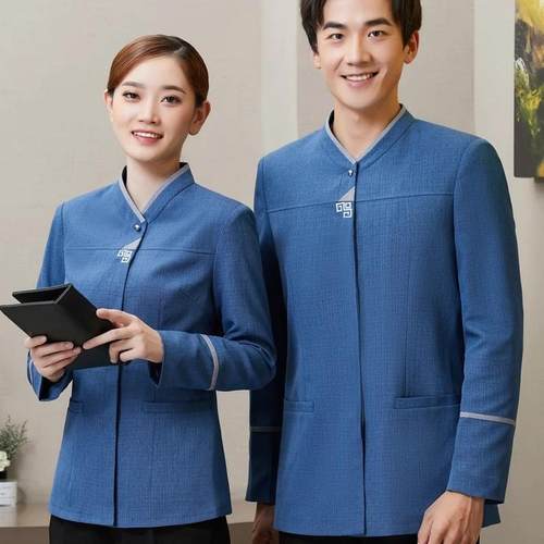 可开发票保洁服秋冬装长袖物业