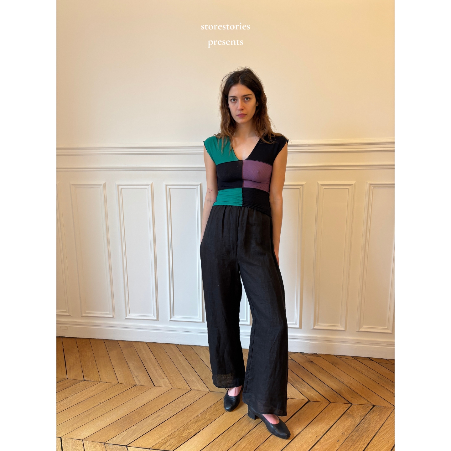 【现货】丹麦Baserange Teak Tank Green 有机棉 拼色 背心 女