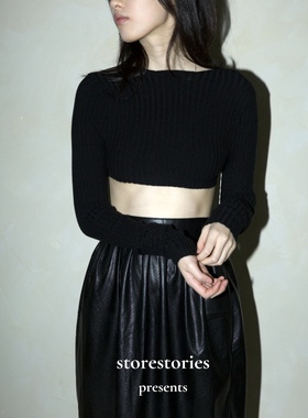 【特享5折】洛杉矶小众 GIUGIU Nonna Shrug性感百搭 针织上衣