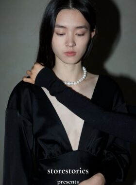 纽约手工s珍珠天然珍珠系扣