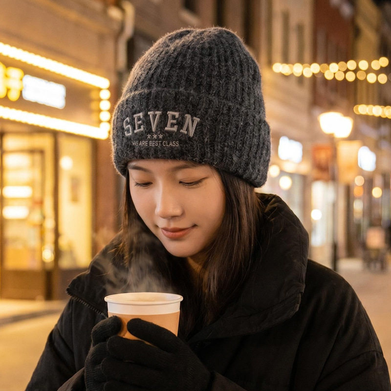 艾凝雪冬季秋季无檐帽子