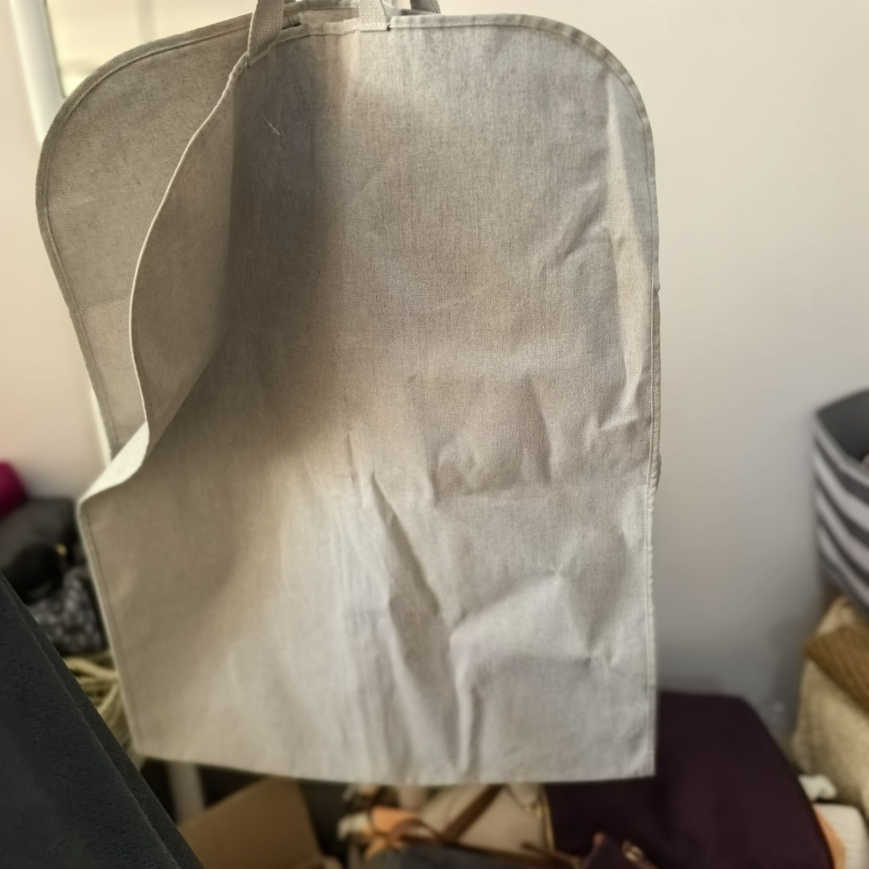 衣服收纳晚礼服西服长裙手提袋包男女居家棉质拉链超长大容量打包