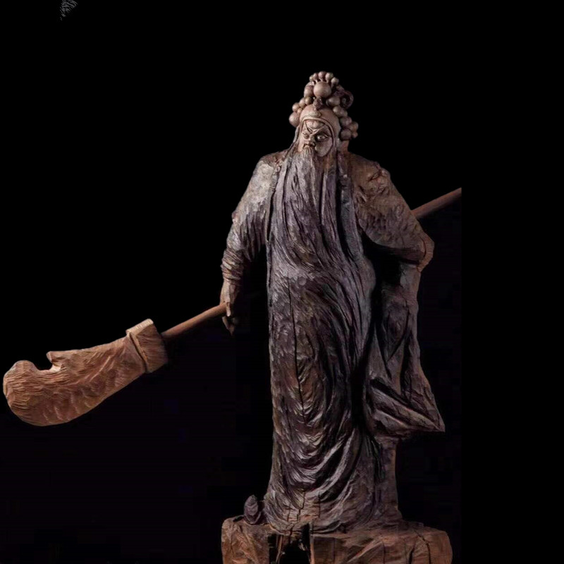 TAIHANG THUJA 뿌리 조각 장식품 나무 조각 꽃 스탠드 장수 별 꽃과 새 풍경 인물 자연 노화 거실 통나무