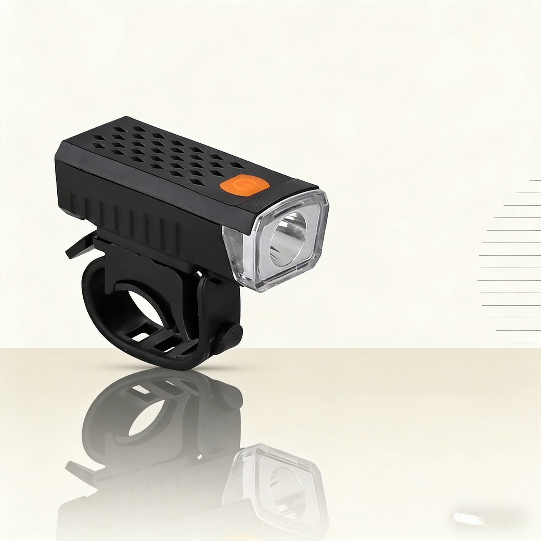 LED自行车前灯充电式防风迷你便携夜骑灯超长续航超长续航续航