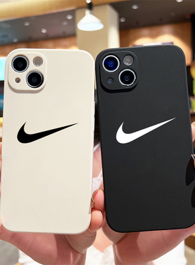 欧美潮牌苹果14手机壳iPhone14ProMax适用6P/7P/8Plus防摔保护套13Pro超薄12nike硅胶女11镜头全包XR男XS软壳