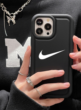 欧美14Nike苹果13pro手机壳12/XSMAX简约8plus个性11防摔适用情侣