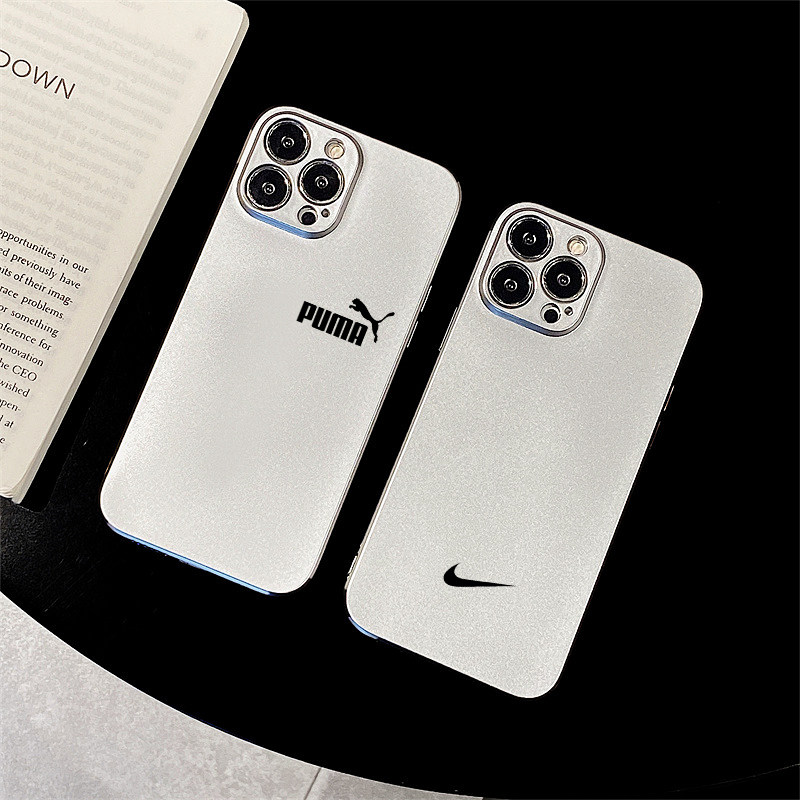ins网红puma简约北面潮牌13苹果15pro max手机壳14新款11nike硅胶12乔丹aj高级感7p适用8plus防摔xs/xr保护套