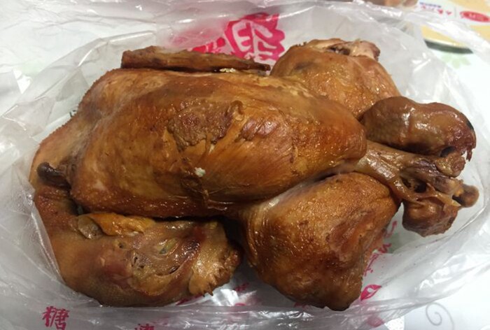 天津来子熏鸡店北京 熏柴鸡1只当天现做北京可闪送顺丰发全国