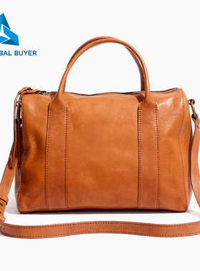 美国Madewell The Prague Satchel波士顿包手提单肩包女包枕头包