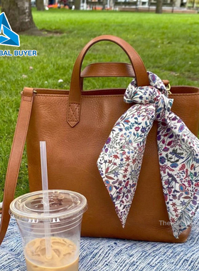 美国正品Madewell Transport Crossbody牛皮托特包单肩斜跨包女包