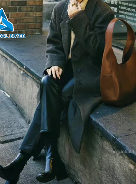 Madewell The Oversized Shopper Bag牛皮托特包腋下包女包单肩包