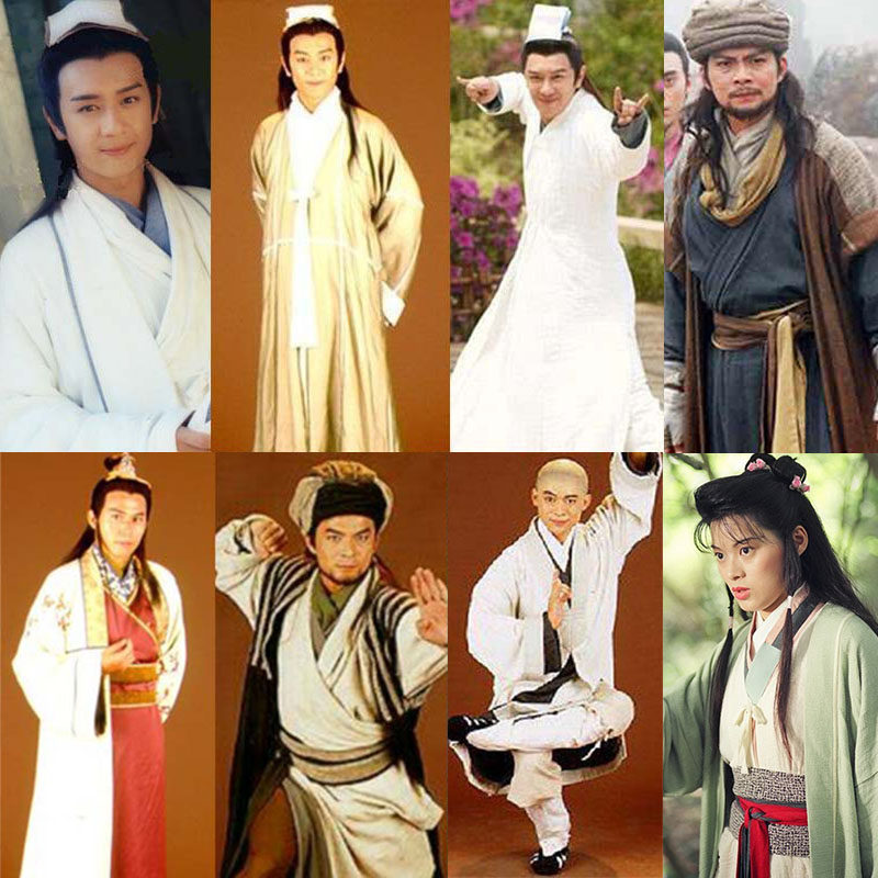 金庸系列天龙八部乔峰段誉虚竹同款影视古装出租 武侠演出服租赁