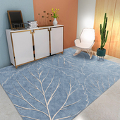 轻奢北欧地毯客厅卧室大面积家用地垫沙发茶几毯满铺可水洗床边毯