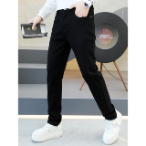 2025秋冬新款高品质修身弹力刺绣男士小直筒牛仔裤25569P130，男装牛仔裤，钱塘6018（原3088）