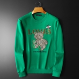 商标已授权2025春装新款高档珠片刺绣男士长袖卫衣6870P105，男装卫衣，钱塘6018（原3088）