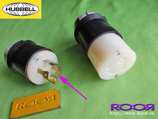 ※ RooR ※ 美国 荷宝250v 30a 4芯插头 HUBBELL HBL 2711 HBL 27