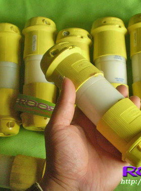 ※ RooR ※美国 Hubbell 30A 超大功率接头 黄色