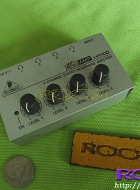 原装百.灵.达 Be-hringer MICROAMP HA400 4路耳放 耳分 耳机放大
