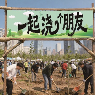 3.12植树节活动横幅挂毯挂布幼儿园学校场景布置装饰氛围营造定制