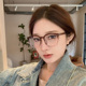 韩版 镜框可配度数潮 复古TR90超轻防蓝光眼镜女方圆脸显瘦素颜时尚