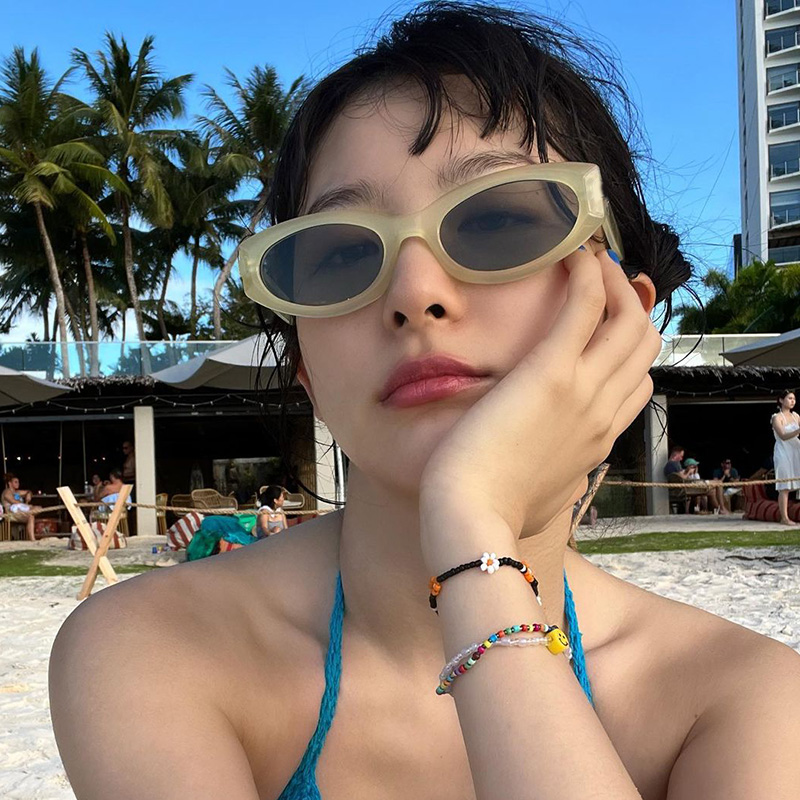 网红拍照墨镜辣妹百搭太阳眼镜女