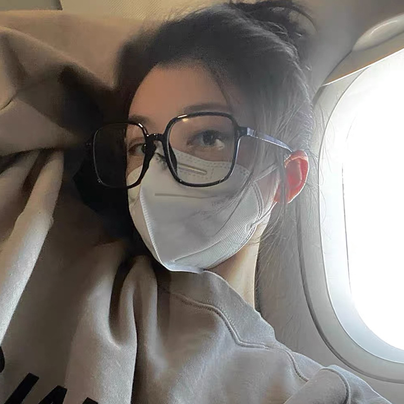 韩系方形神器显瘦网红款潮女眼镜