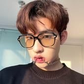 2022新款 复古茶色潮大脸显瘦墨镜男士 开车防紫外线太阳镜可配近视