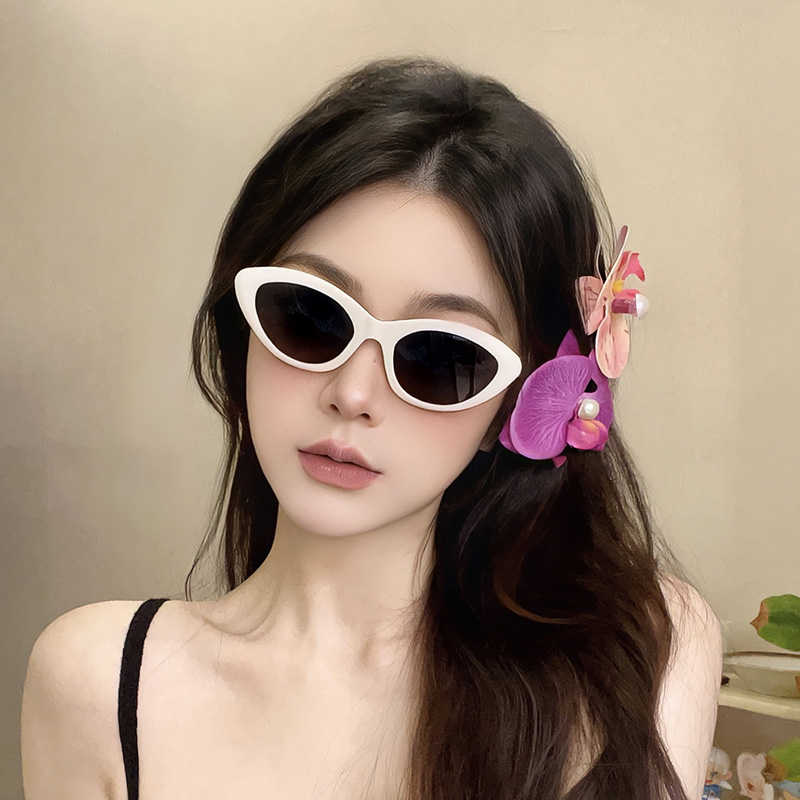 欧美风辣妹猫眼高级感个性太阳镜