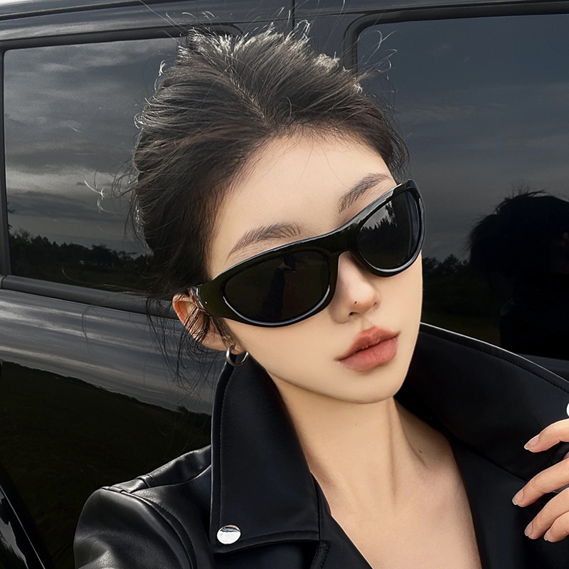 大框美式辣妹凹造型遮阳太阳镜潮