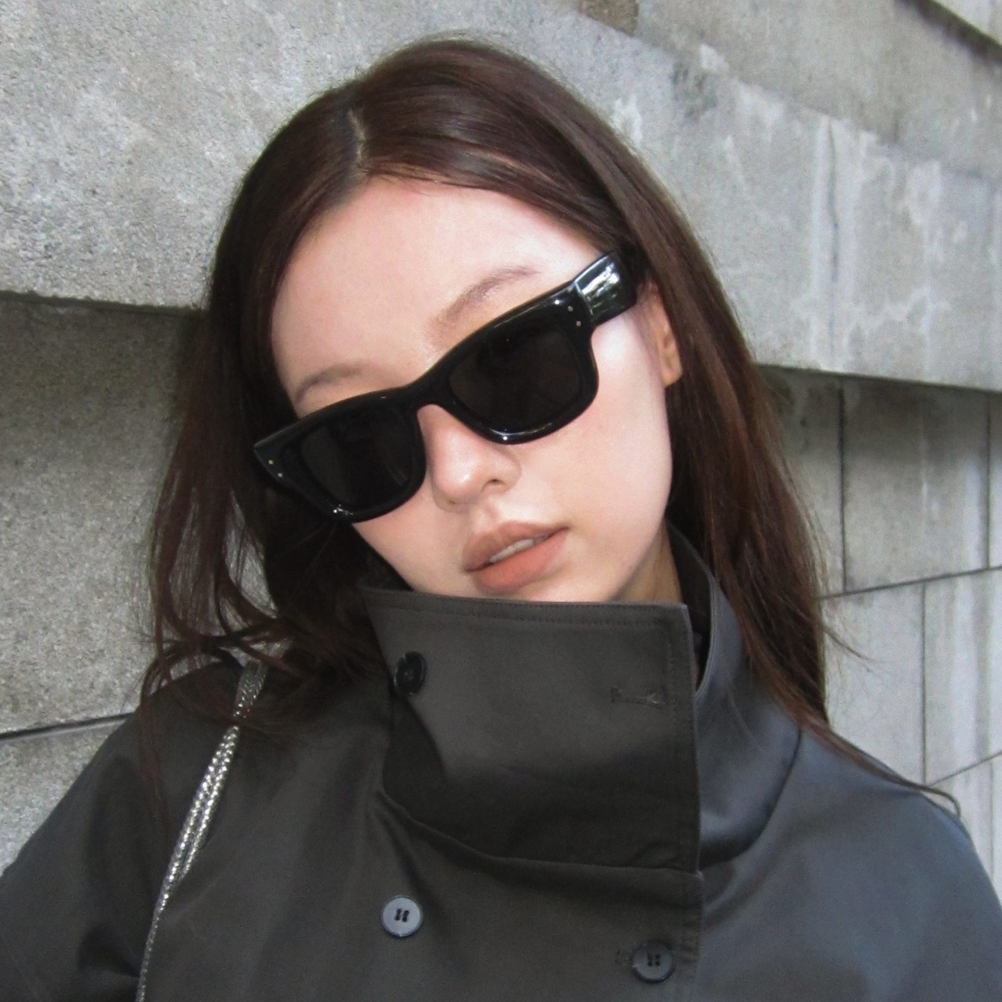 欧美复古方框太阳镜女潮方圆脸显瘦黑色墨镜街拍防紫外线时尚眼镜