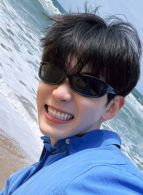 费启鸣同款复古男士痞帅太阳镜夏季防晒韩系个性遮阳墨镜防紫外线