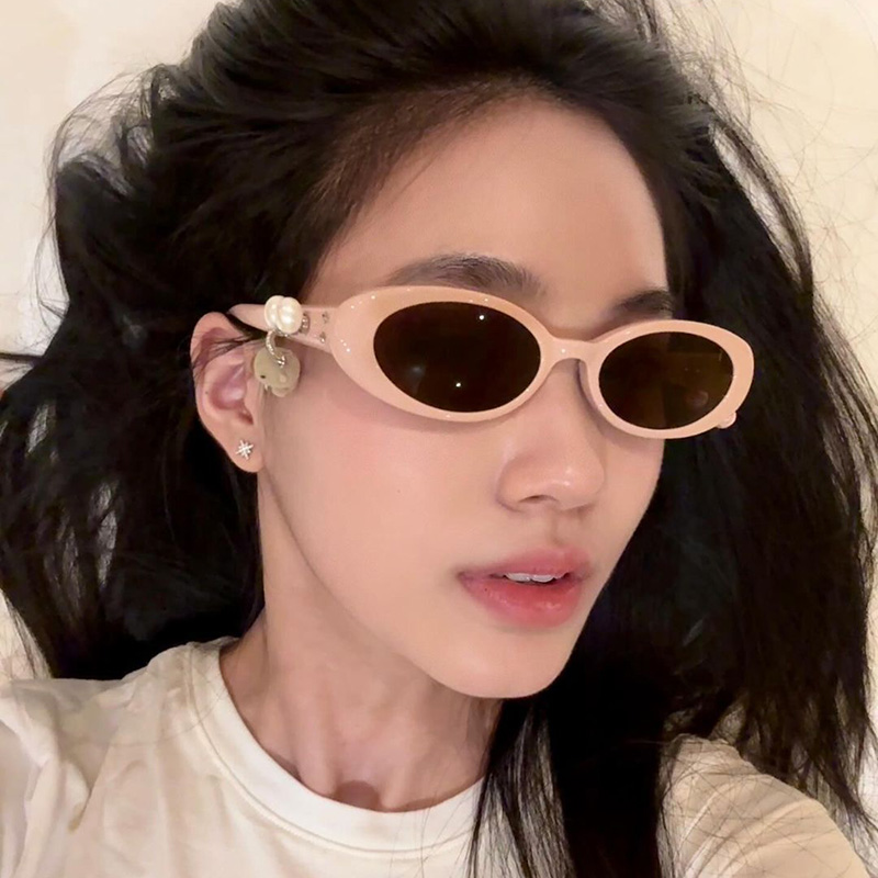 墨镜显脸小高级感粉色夏季