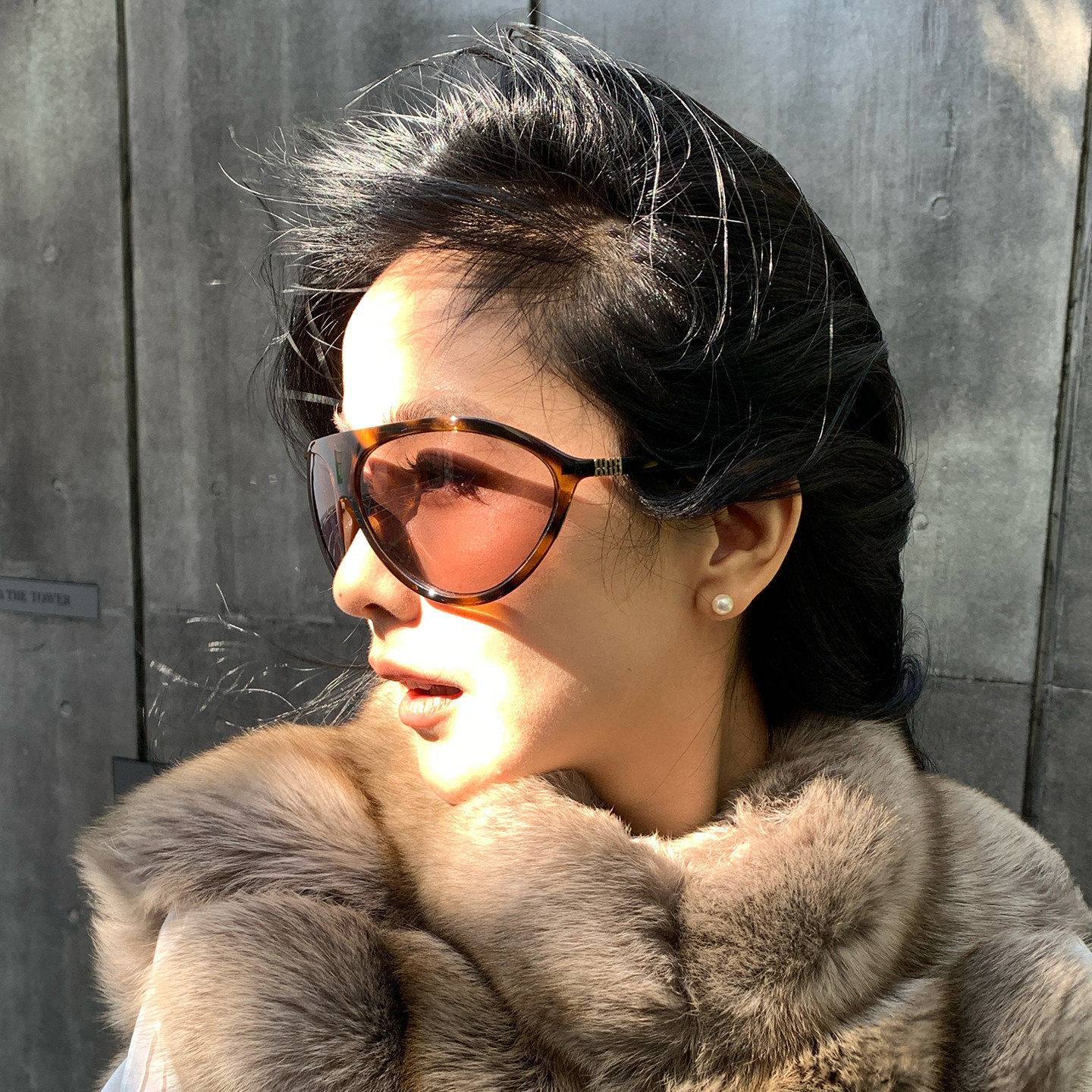 欧美大框护目蛤蟆镜复古玳瑁色女网红时髦感街拍凹造型时尚墨镜潮