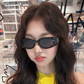 gm新款 复古潮流辣妹风猫眼墨镜2025新款 女防紫外线遮阳太阳眼镜男