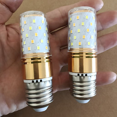 e27螺旋led灯泡E14螺口节能灯家用照明灯吊灯水晶灯超亮玉米灯20w