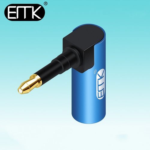 弯头光纤音频方转圆转接头EMK